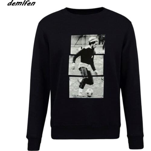 Bob Marley Soccerer Stripes Image Black Sweatshirt Three Little Birds Exodus Jammin' Men hoodie Men pullover Fleece Top Coat