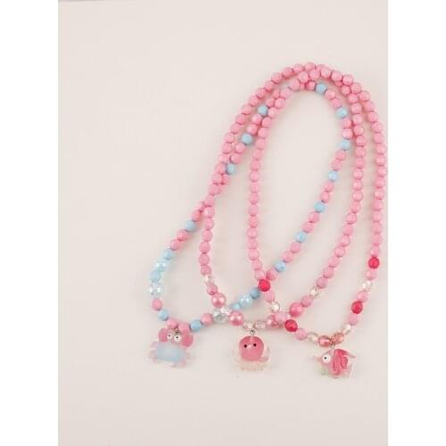 Makersland Children Pendant Necklace Cute Cartoon Octopus Sea Horse Small Fish Child Sweater Necklaces Kids Christmas Presents