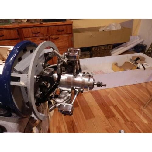 Saito Engines FG-19R3 19cc 3-Cylinder Gasoline Radial Motor For RC AirPlane Aircraft Plane spark plug