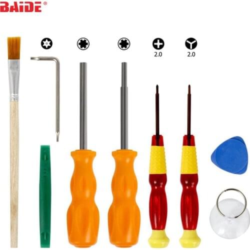 9 in 1 Switch Screwdriver Kit With 3.8mm 4.5mm Screw Driver Tools for NES SNES N64 DS Lite GBA Game and Consoles Repair