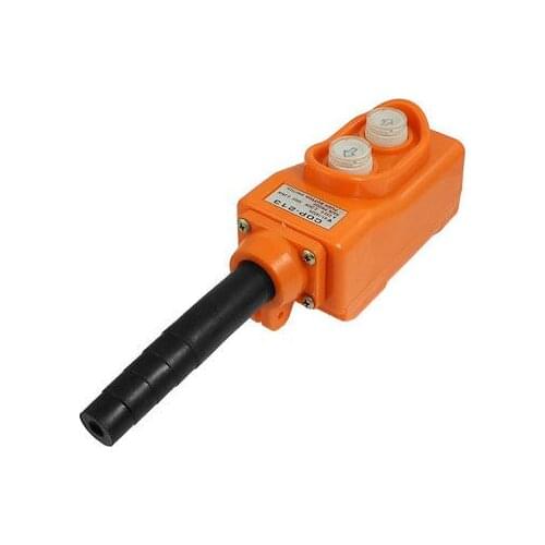 Orange Plastic Case Hoist Operate Push Button Switch AC250V/2.2KW AC380V/2.2KW