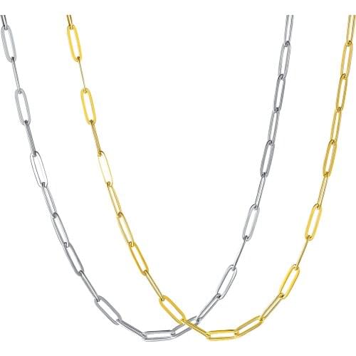 Stainless Steel Hip Hop Necklace Men And Women Fashion Jewelry