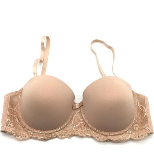 Sexy Lingerie For Women Underwear Bra Khaki Lace Half Cup Unpadded Underwire Fashion Soft Underwear Bra Wholesale 2020 New Hot