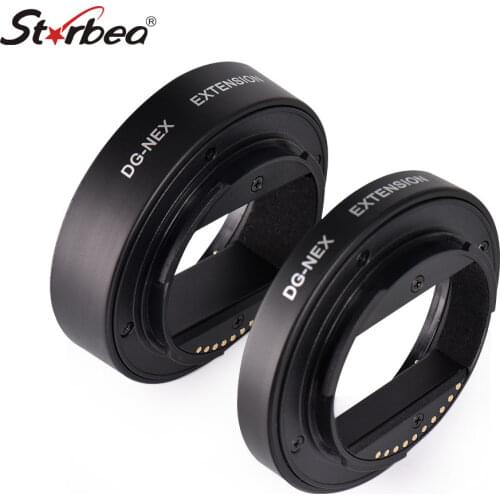 Auto Focus Macro Extension Tube Ring 10mm 16mm for Sony E-Mount A6300 A6500 A6000 A7 A7II A7III A7SII NEX-7 NEX-6 NEX5R NEX-3N