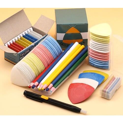 High Quality Fabric Chalk Tailors Erasable Dressmaker Sewing Markers DIY Patchwork Clothing Pattern Tool Needlework Accessories
