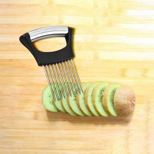 1 Pcs Food Slice Assistant Holder Slicer Kitchen Gadgets Kitchen Utensil Holder Kitchen Onion Slicer Kitchen Cooking Accessories