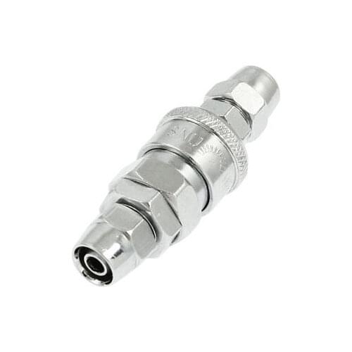 10mmx6.5mm Pneumatic Hose Pipe Connector Air Quick Coupler
