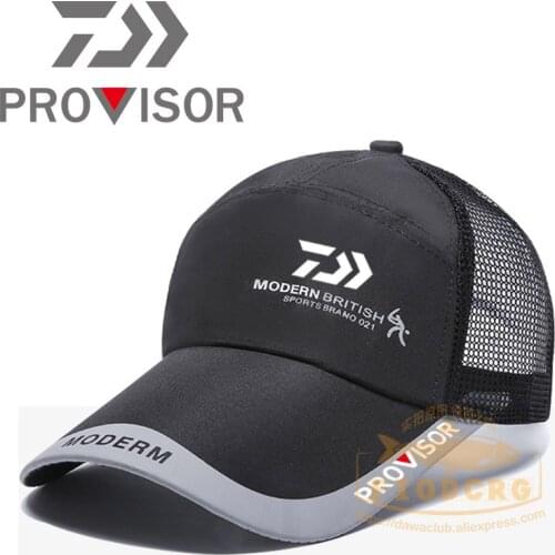 2021 Daiwa Fishing Sun Cap Fisherman Hat Outdoor Fishing Hat Fisherman Hat Big Eaves Adjustable Hat UV Protection Sunshade Cap