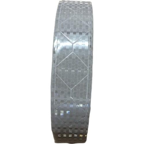 5CM Wide Diamond Model Square Flashing Warning Reflective PVC Tape For The Clothing