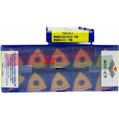 Free shipping WNMG080404/WNMG080408-PM YBC251 CNC blade alloy carbide cutting tool carbide inserts Processing of steel