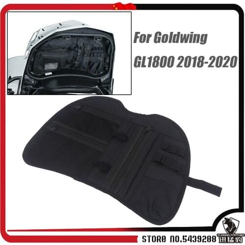 Black Trunk Lid Organizer Bag Tool Bags Case For HONDA Gold Wing GoldWing GL1800 GL 18002018 2019 2020 Motorcycle Accessories