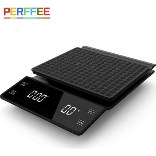 Coffee Scale with Timer 3kg/0.1g Touch Screen High Precision Pour Over Drip Coffee Barista Espresso Digital Electronic Scale
