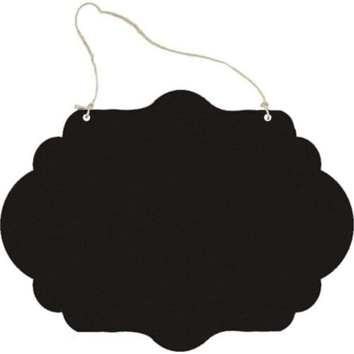 Rustic Chalkboard Hanging Signs Double Sided for standard Chalk Message Board fo N84A