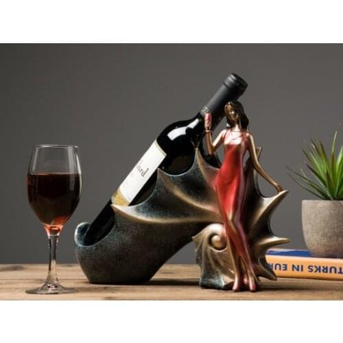 Home modern creative wine rack decorations J03