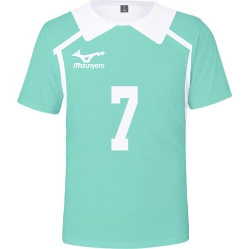 T Shirt Men/women Cosplay Costume 2020 Kpop Japan Anime Haikyuu 3D Aoba Johsai High School Oikawa Tooru Short Sleeve Homme Adult