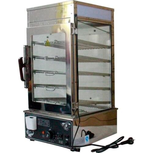 Commercial Adjustable Salamander Fast Food Electric Dough Food Soup Dumpling Steamer Bread Bun Steamers