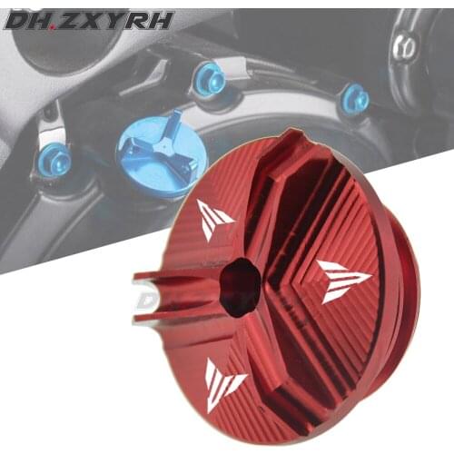 Motorcycle CNC Oil Filler Cap Plug cover CAP For Yamaha For MT01 MT03 MT25 MT07 MT-07 FZ07 MT10 R1 R125 R25 R3 R6 FZ1 FZ6 FZ8