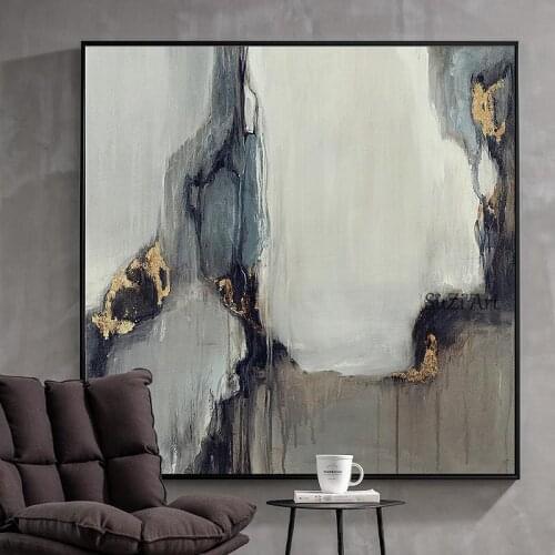 Wall Decorations Gold Paintings For Home Handmade Oil Painting On Canvas Pictures On The Wall For Living Room Bedroom Salon