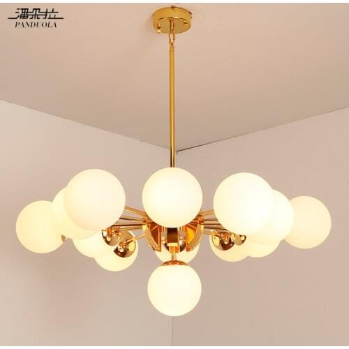 Nordic DNA Modou Beanstalk Pipe pendant light install Indoor suspension industrial loft lights glass ball lustre hanging lamp