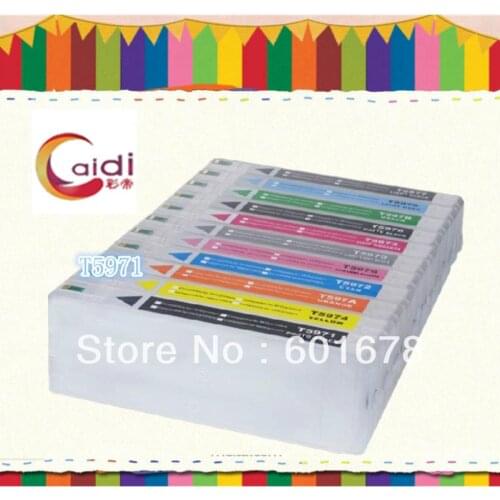 Wide format compatible ink caritridges 7910 9910 7908 9908 / T5971 for Epson Stylus Pro 7910/ 9910 with chip 700ml