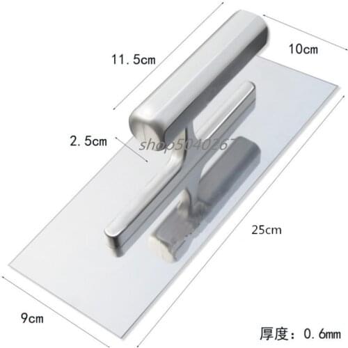 High quality 25x10x9cm stainless steel Concrete Plastering Trowel Finishing Tools