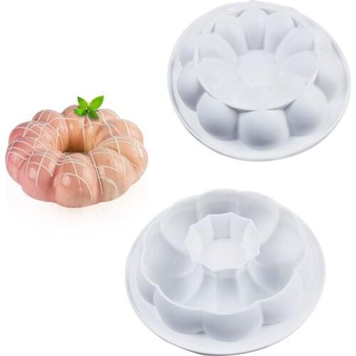 Silicone-Kuchenform mit gebogenen Scheiben