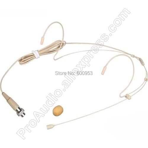 Brand New Omni-directivity Radio Headset Microphone for For MiPro Wireless Belpack Transmitter - 4pin Mini Lock