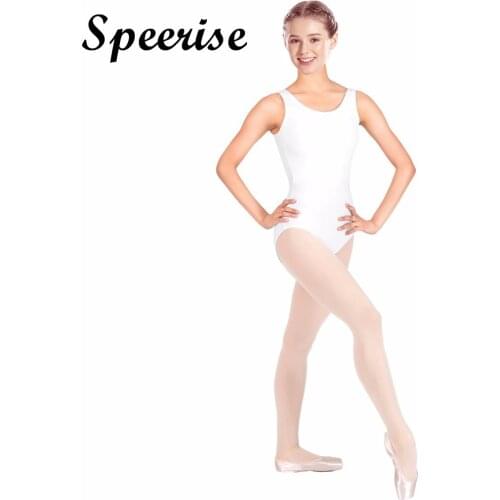 Speerise Women Tank Leotard Ballet Class Dance Leotards for Gymnastics Leotard Stretch Leotard Short Unitard Adult