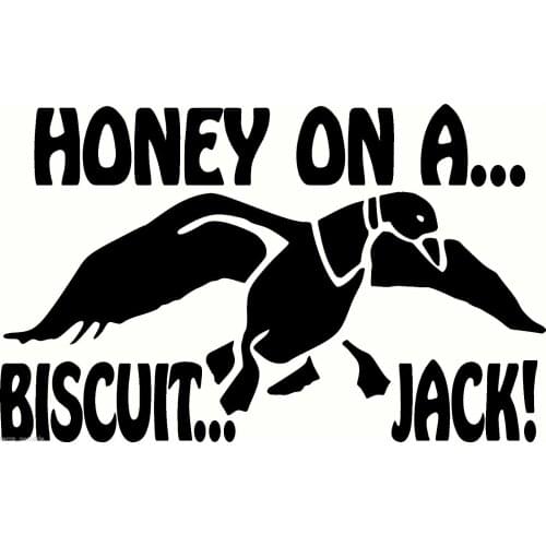 For Duck Dynasty Commander Honey on a Biscuit Jack Sticker UNCLE SI Car Styling