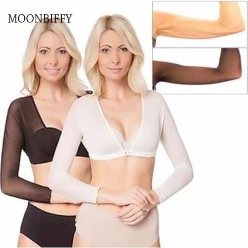 Amazing Arm Sleeve Shapewear Sexy Crop Tops Slimming Control Plus Size Seamless Arm Shapewear Shaper Fashion Women Shapers