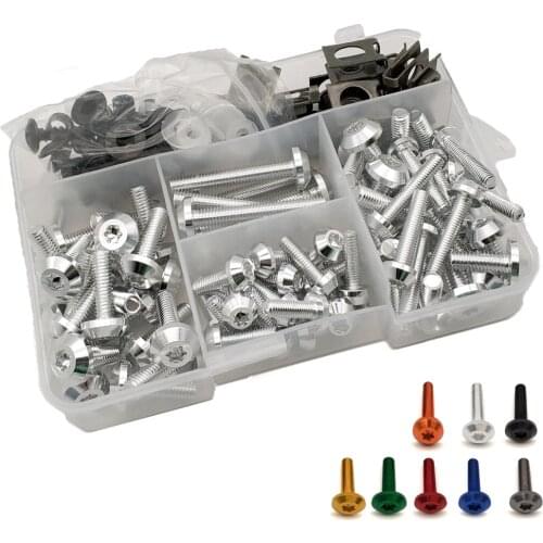 For BMW f 800 r HP2 Enduro K1200R K1200S k 1200 r K1200 S Universal Motorcycle Fairing Bolts Nuts Kit Body Fastener Clips Screw