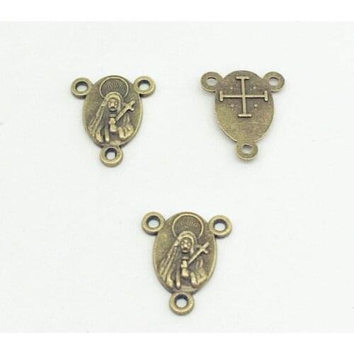 40 pcs/lot vintage Virgin Mary Charms Metal Mary Pendants For DIY earring bracelet necklace Jewelry Making