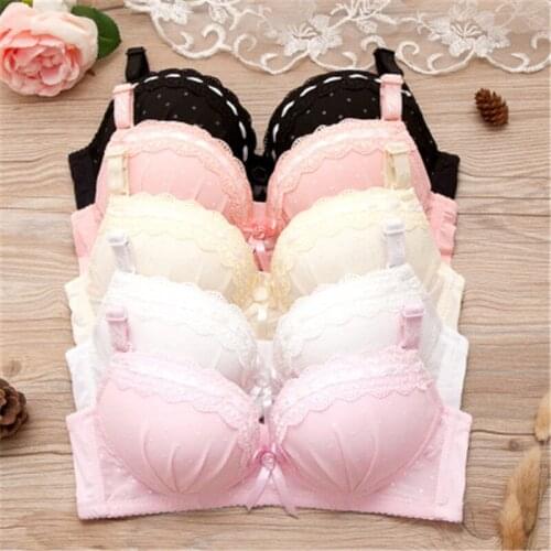 High Quality Student Bra Young Girls Training Bra Wireless Thin Cup Bra Fashion Comfortable Teenage Underwear