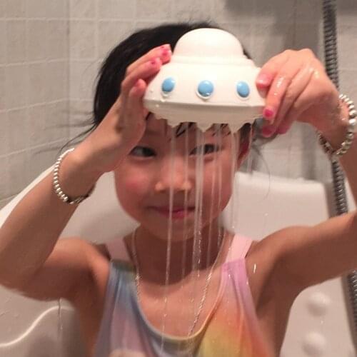 Funny Baby Bath Toys Spray Water Sprinkler Bath Toys Cute Flying Saucer Sprinkler Safe Baby Bathtub Toys Gifts for Toddlers