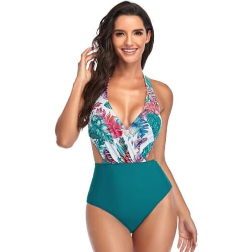Womens Thong Monokini Womens Swimsuit XXL Printed Womens Swimsuit Swimming Pool Sexy Push-up Womens Swimsuit