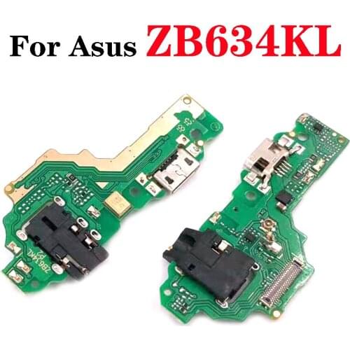 10PCS For Asus Zenfone Max Plus M2 ZB634KL A001D USB Dock Port Connector Board USB Charging Port Flex Cable