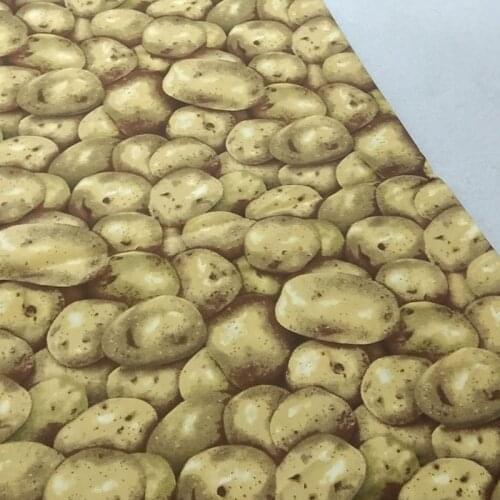 100% Plain Cotton viaPhil Fresh Red Green Pepper Printed Fabric Peppers Fabric Patchwork Cloth Dress Home Decor