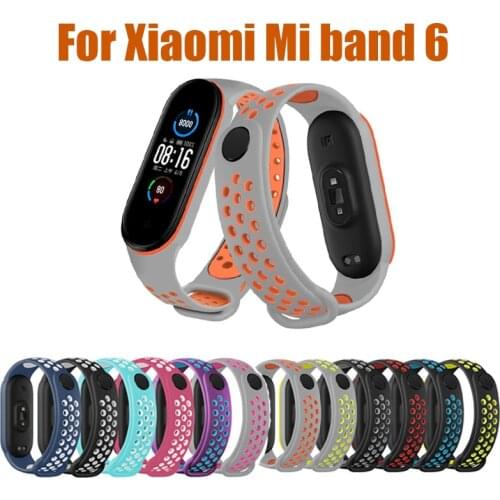 For Xiaomi Mi Band 6 TPU Bracelet 12 Colors For Xiaomi Mi Band 6 Smart Watch Strap Replacement Skin-friendly For Xiaomi MiBand 6