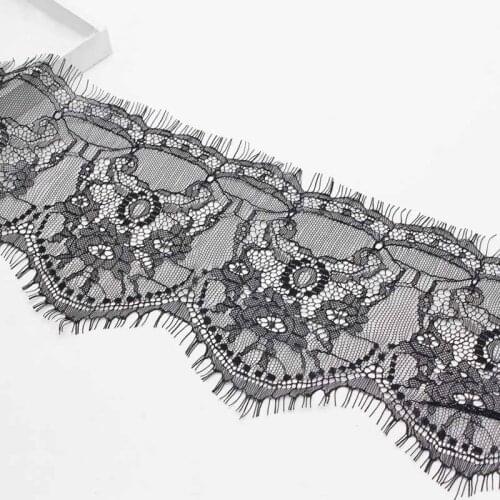 3 Y/ LOT 14 cm hot sale solid color French Chantilly lace fabric and trim colors for choice DIY kid dress shirt skirt accessory