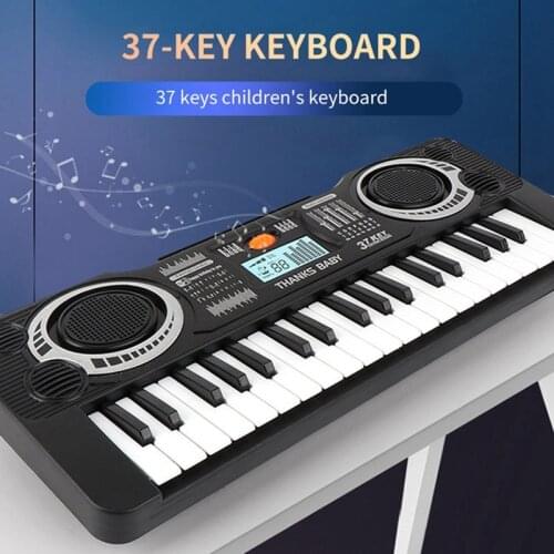 37-Key Digital Music Electronic Keyboard Electric Piano Childrens Electronic Piano Musical Instrument Music Toy