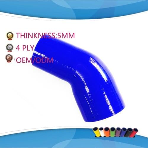 51 to 57mm 45 Degree Elbow Silicone Hose Reducer Tube Elbow