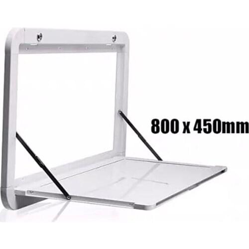 800*450mm RV Outdoor External Folding Dining Table Caravan Camper Travel Trailer Folded With Locked Round Corner Motorhome