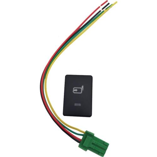 Car Rearview Mirror Folding Switch Blue Light for Toyota Camry Prius Corolla