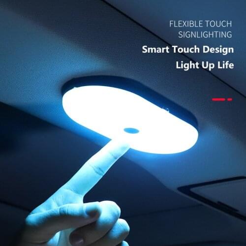 Car Reading Light Car Trunk Ceiling Trunk Light Ceiling Light USB Rechargeable Car Interior Accessories Reading Lights Assembly