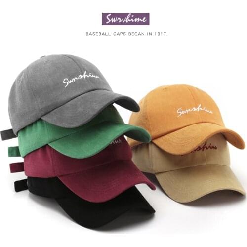 Summer Unisex outdoor Shade Baseball Cap Cotton Men casual Women Letter Embroidery fashion adjustable Snapback Couple Hat A129