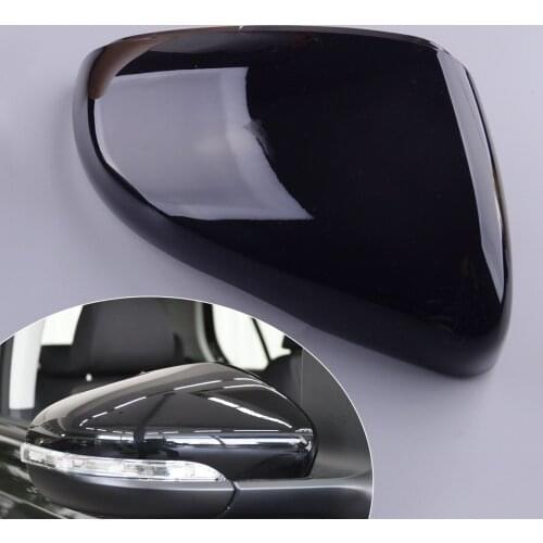 Black Car Right Side Rear View Mirror Cover Cap Fit For VW Golf MK6 2009 2010 2011 2012 2013 5K0857538