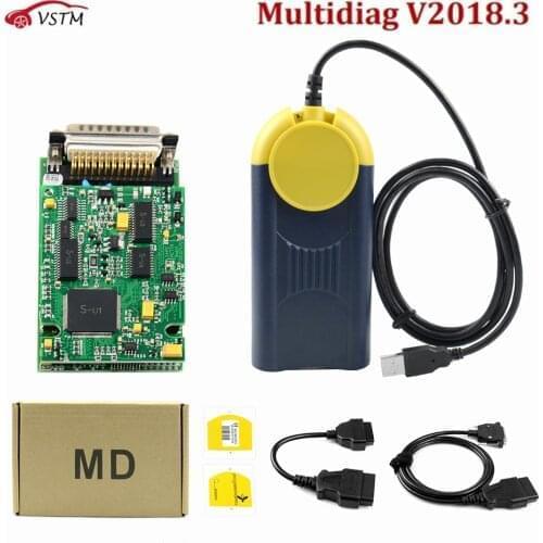 New Arrival V2018.3 Diagnostic tool actia Multi-Diag Multi Diag Access J2534 interface OBD2 Device Multidiag J2534 in stock