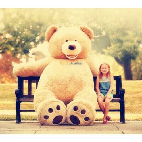 Fancytrader Real JUMBO 93'' Huge Giant Plush Stuffed Bear, Free Shipping FT90448
