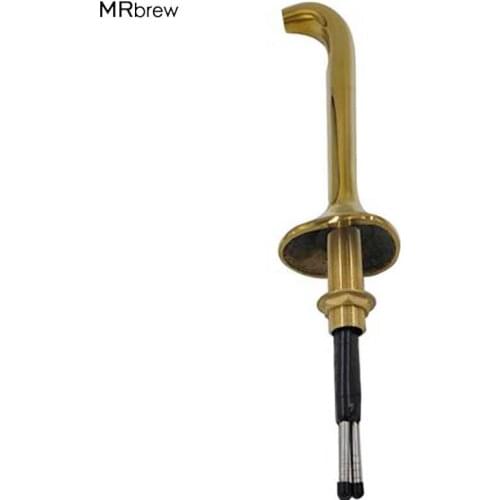 New Arrival! Brass material golden cobra draft beer tower for one tap