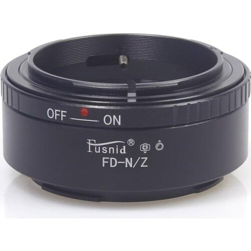 Fd-NZ Adapter ring with tripod for canon fd fl lens to nikon Z Z6 Z7 NZ z50 mirrorless Camera body